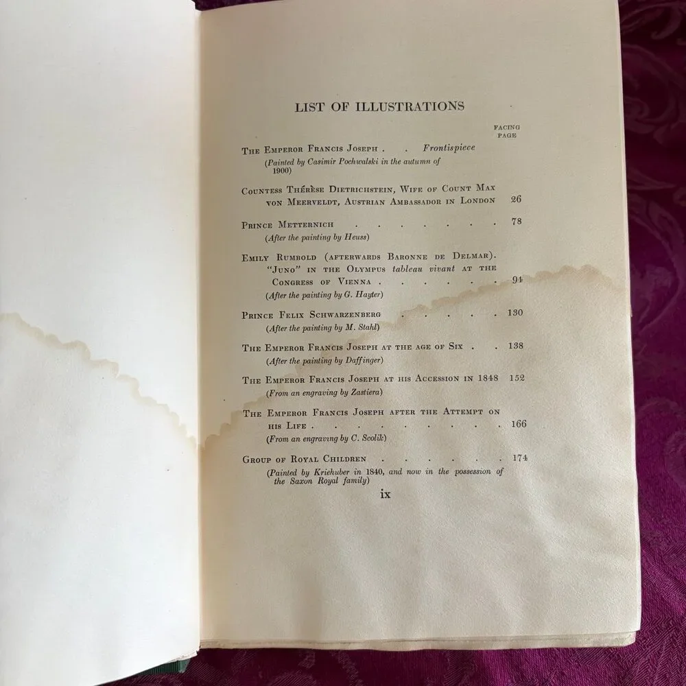 1909 Francis Joseph and His Times by Sir Horace Rumbold, Scarce First Edition